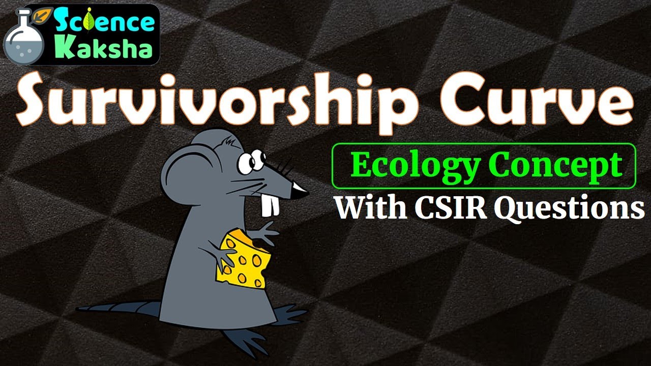 CSIR NET SOLVED QUESTIONS ON SURVIVORSHIP CURVE (In Hindi)| CSIR NET | Ecology