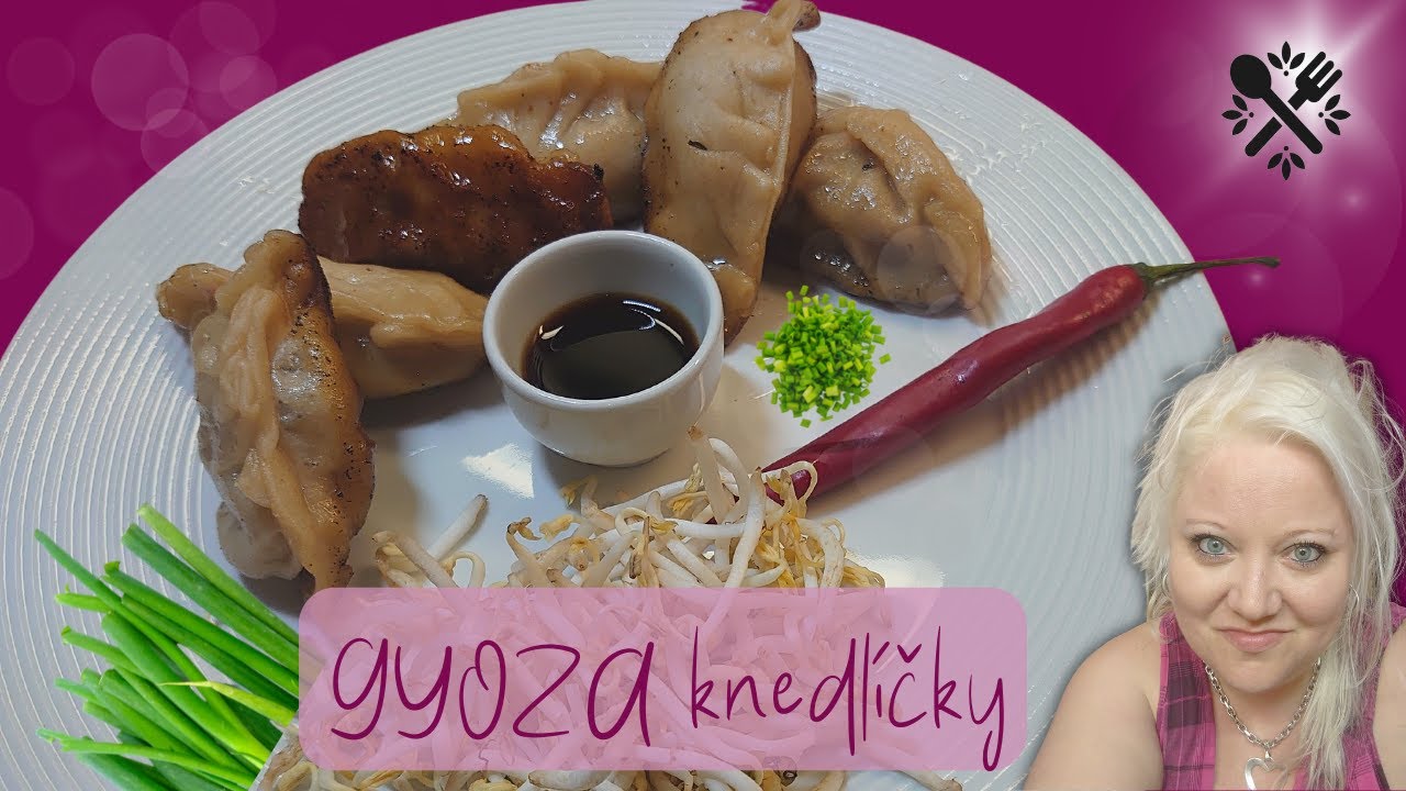 Asijské knedlíčky GYOZA z pár dostupných surovin: krok za krokem (Asian dumplings)