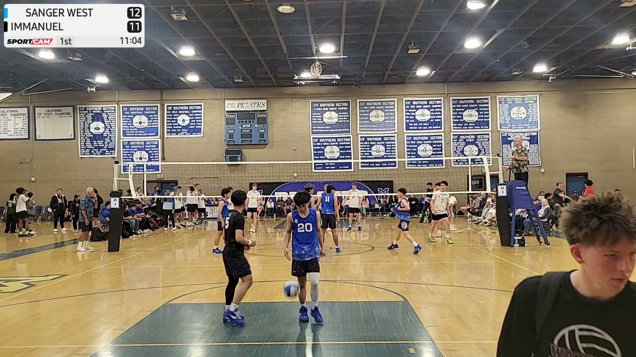 3/7/26 Morro Bay Tournament semi-final Varsity-Sanger West vs. Immanuel #19Marshall #5marshall 
