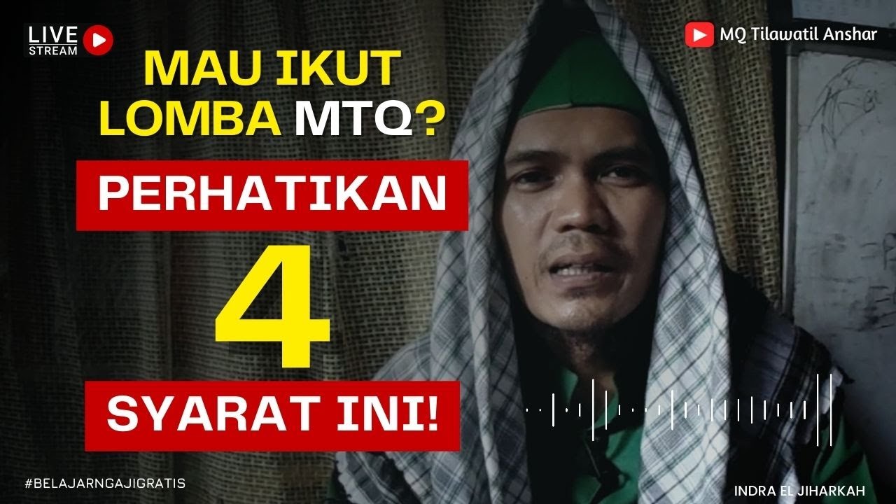 Wajib Tahu! Perhatikan 4 Kriteria Penilaian Lazim Bagi Peserta MTQ - Belajar Ngaji Gratis