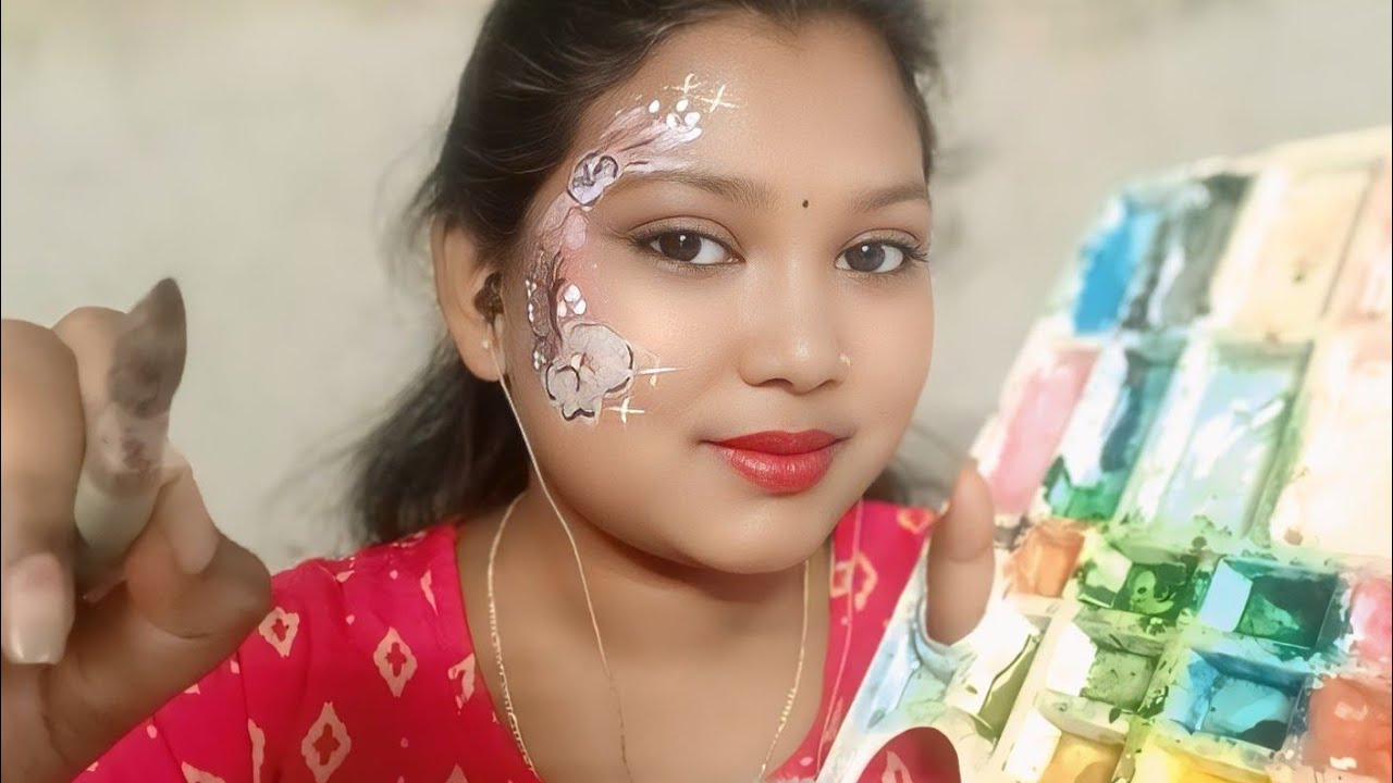 ASMR Doing Your Face Painting 🖌️