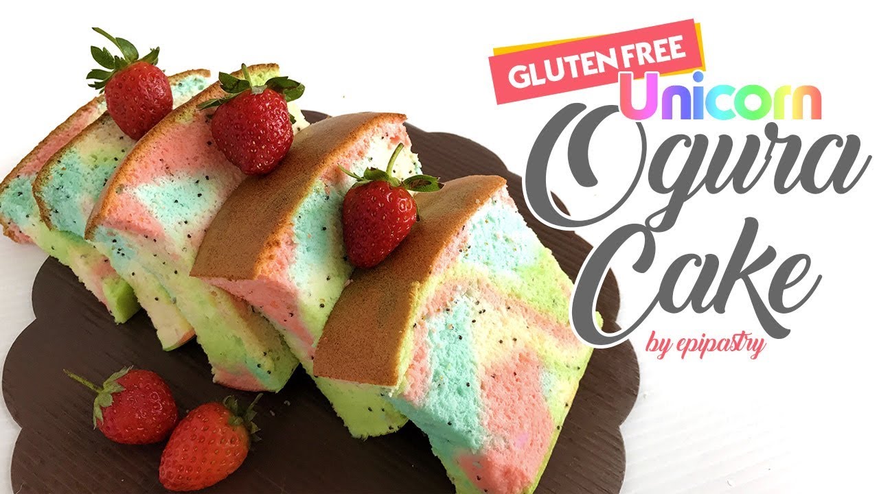 [Gluten Free] Yoghurt Unicorn Ogura Cake