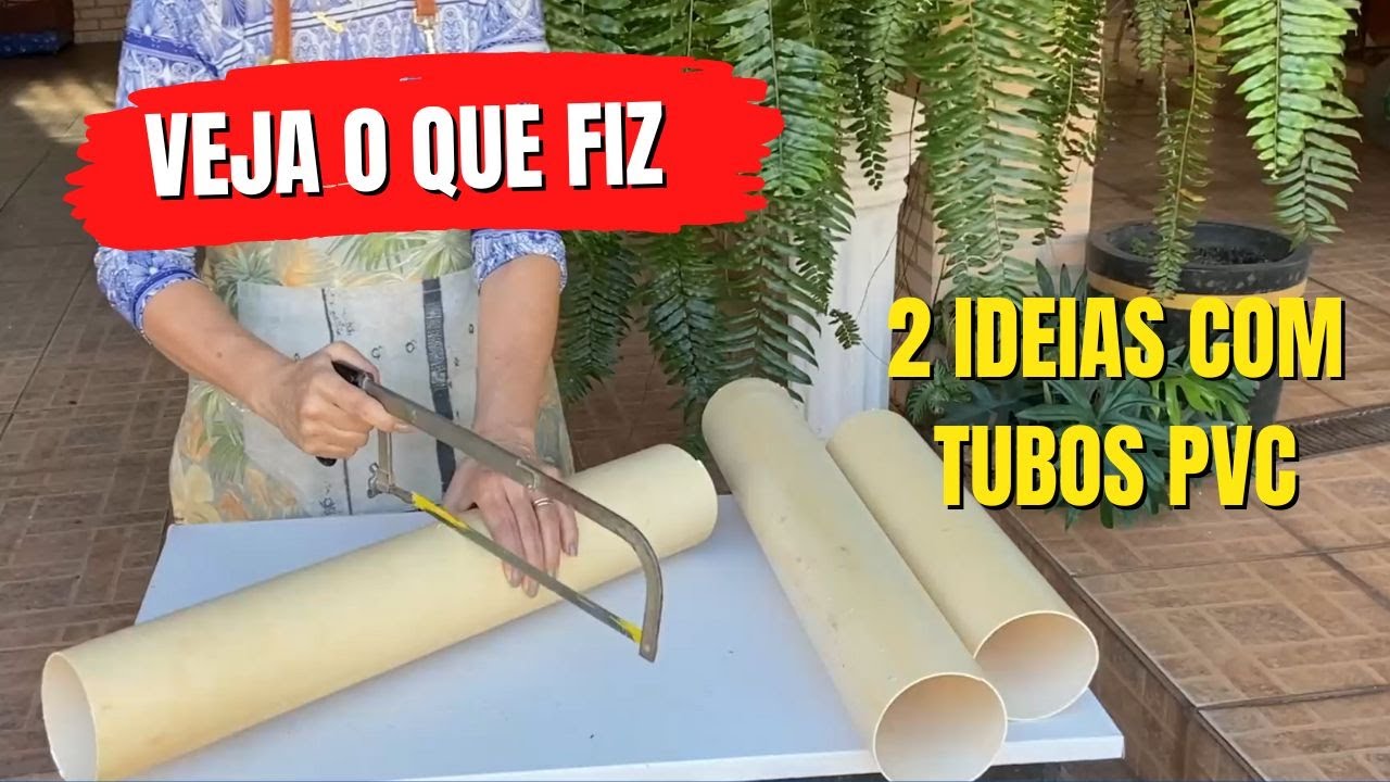 DIY- Смотри, что я сделал из канализационных труб, найденных на помойке - 2 красивые идеи