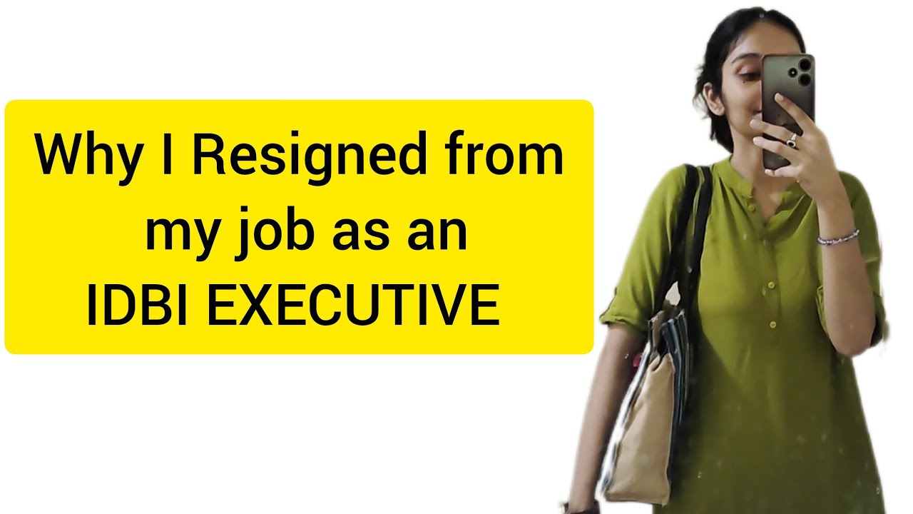 I resigned as an IDBI EXECUTIVE | Starting afresh | #idbiexecutive #idbijam #idbi #bankingexam 