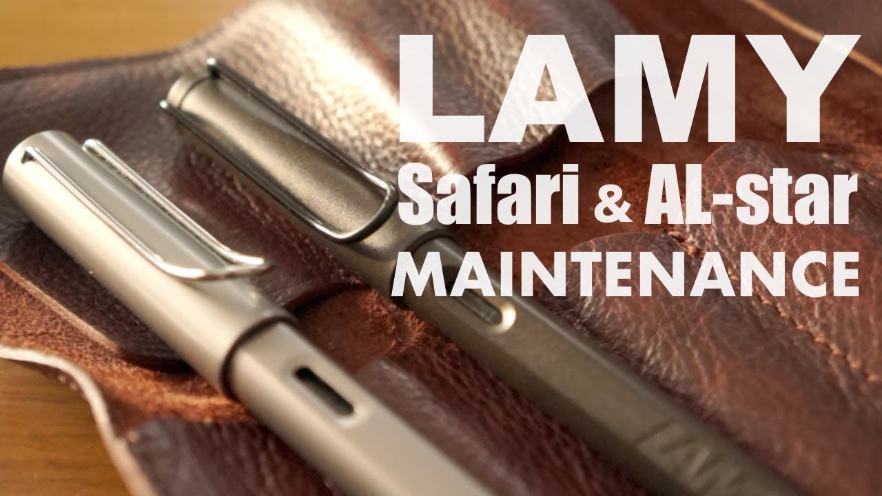 LAMYの万年筆コンバータ仕様をメンテナンス！分解清掃からインク補充まで