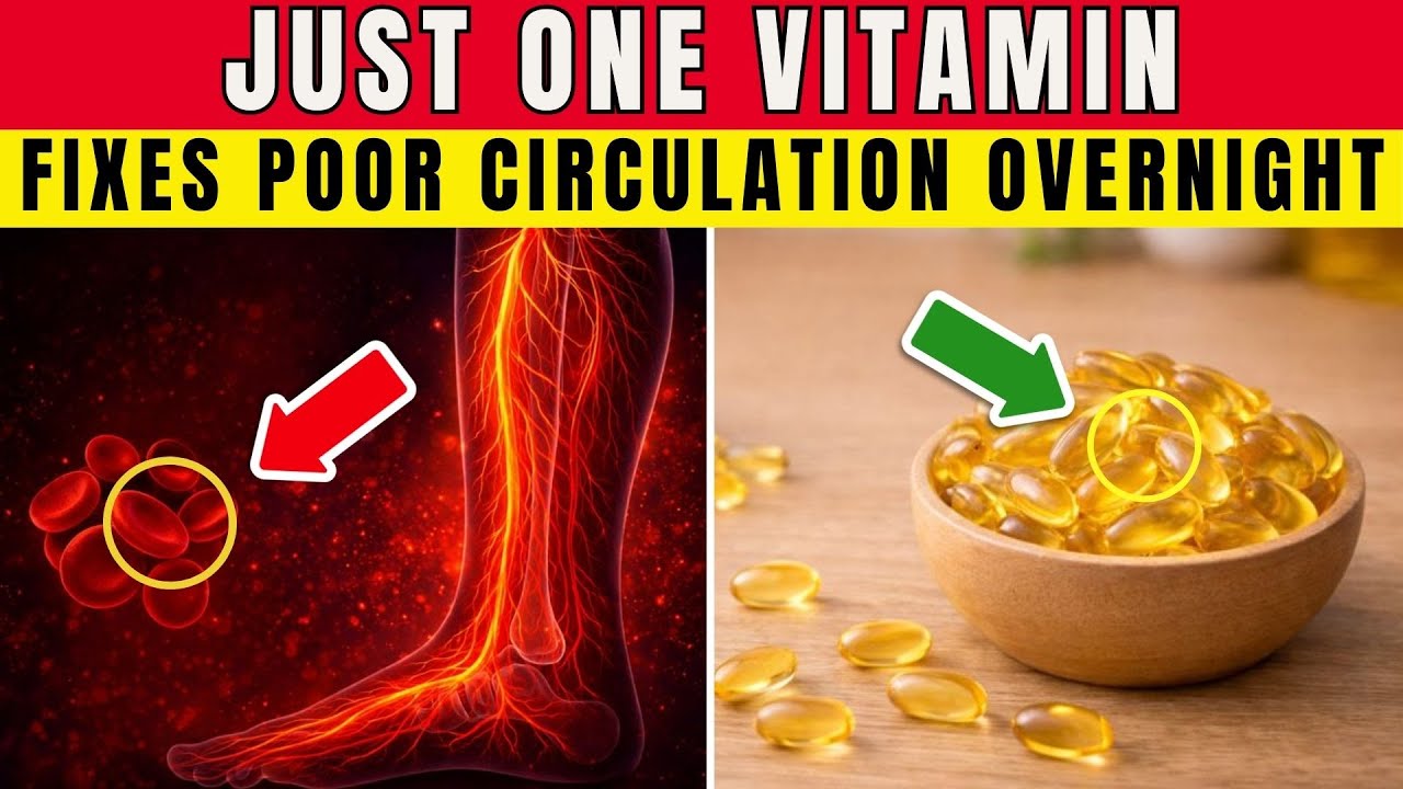 Over 60? THIS Vitamin Improves Blood Flow in Your Legs | Senior Health Tips