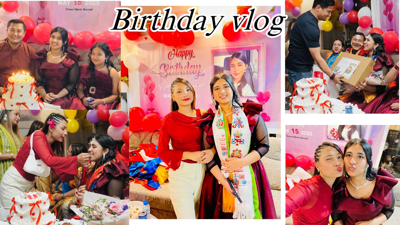Sister birthday vlog ❤️🔥🇰🇼  #rabeenatuladhar