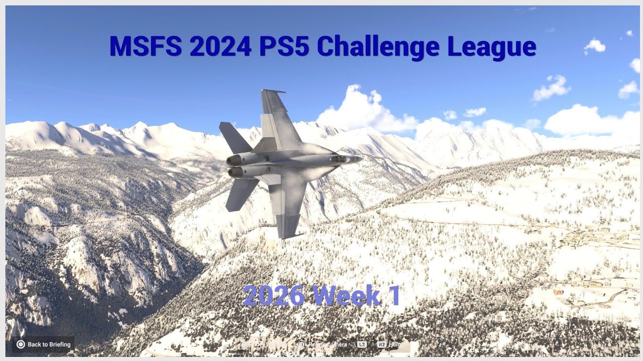 MSFS 2024 PS5 Challenge League - Series 12 Week 4 of 4
