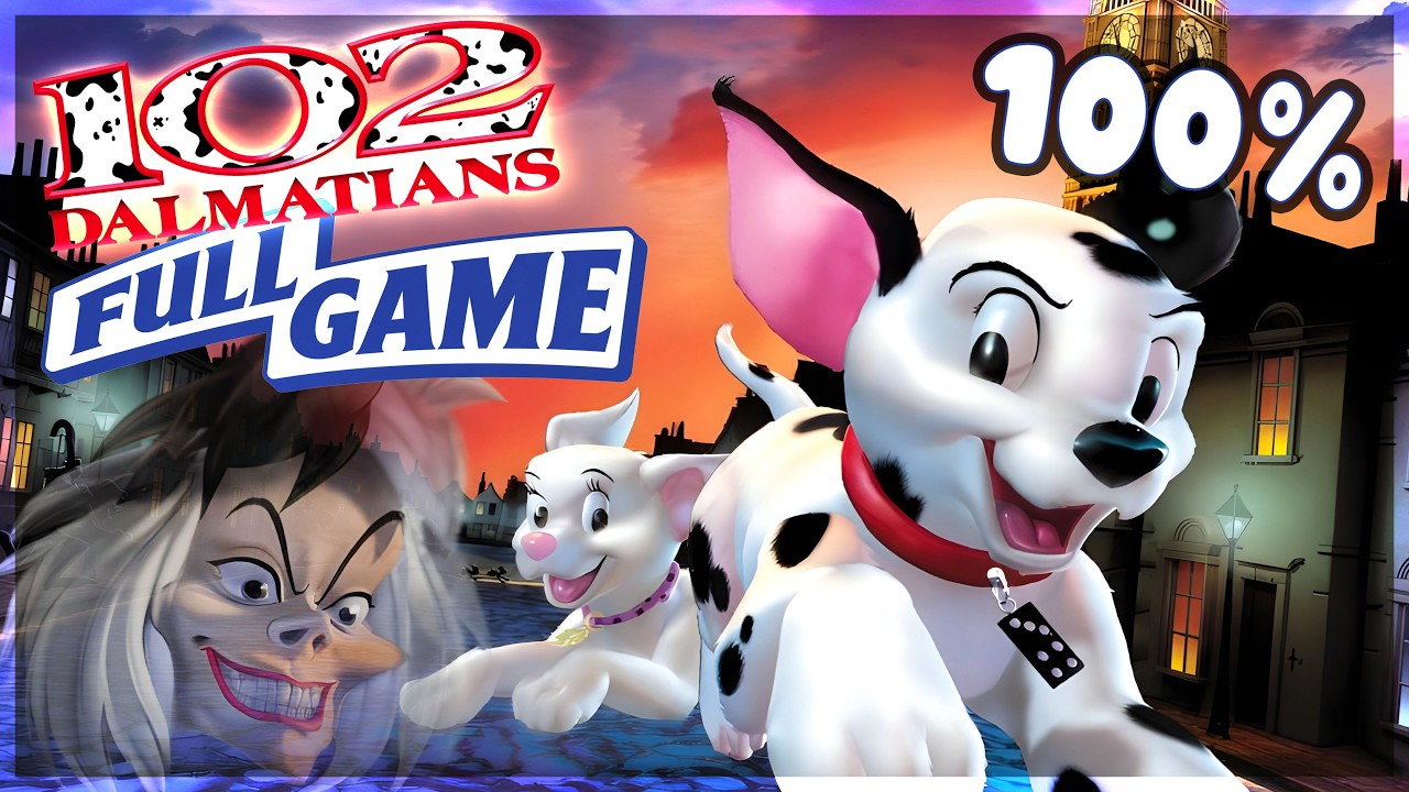Disney's 102 Dalmatians: Puppies to the Rescue FULL GAME 100% Longplay (PS1)