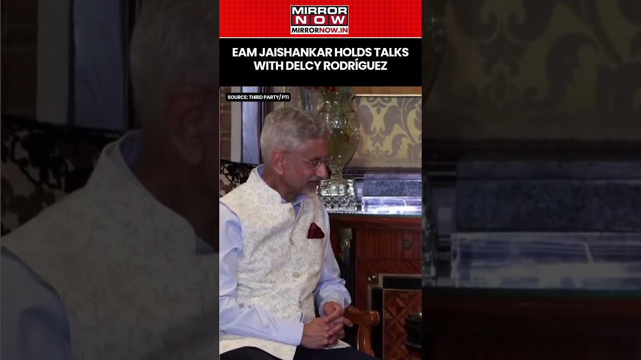 EAM Jaishankar Holds Talks With President Delcy Rodr&iacute;guez To Strengthen India-Venezuela Ties #shorts