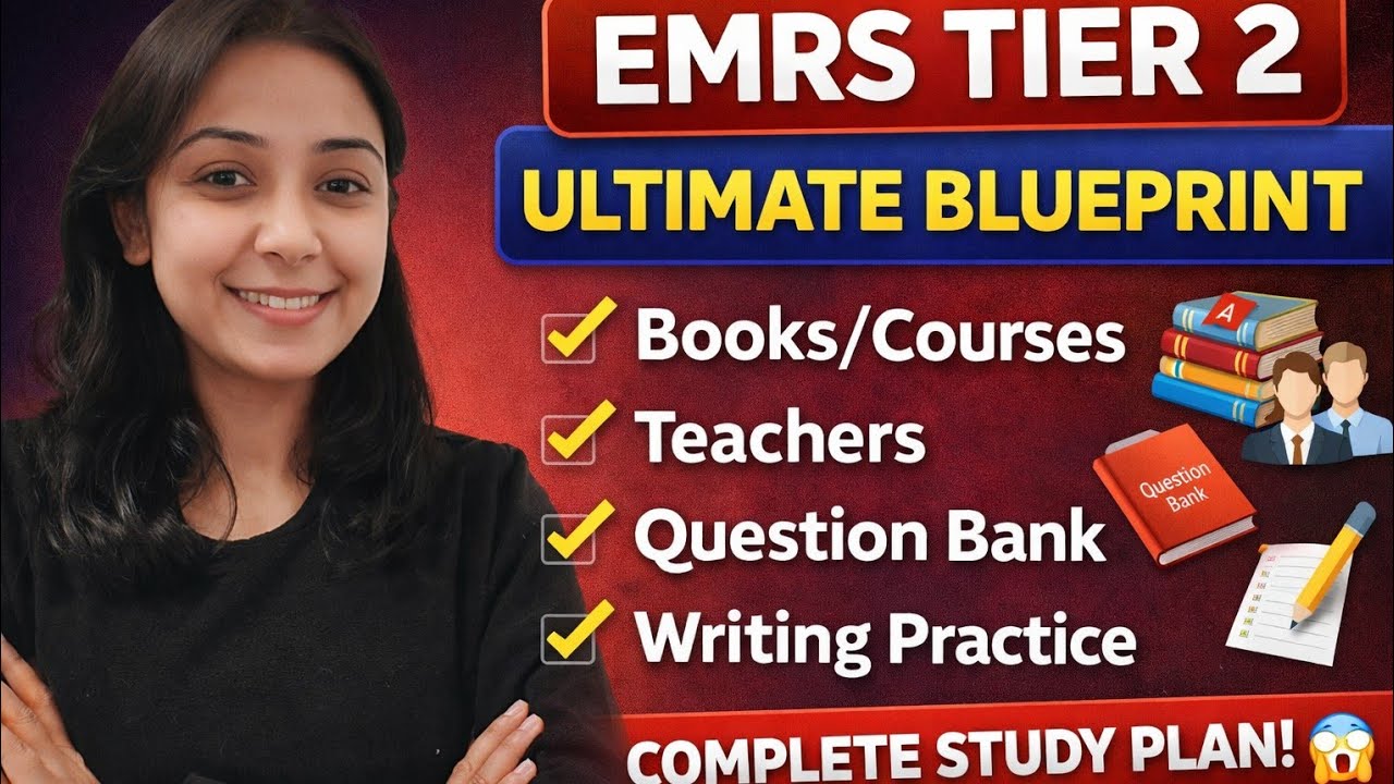 How to Crack EMRS Tier 2? 🎯 Objective + Descriptive Master Strategy! Complete Blueprint for TGT/PGT