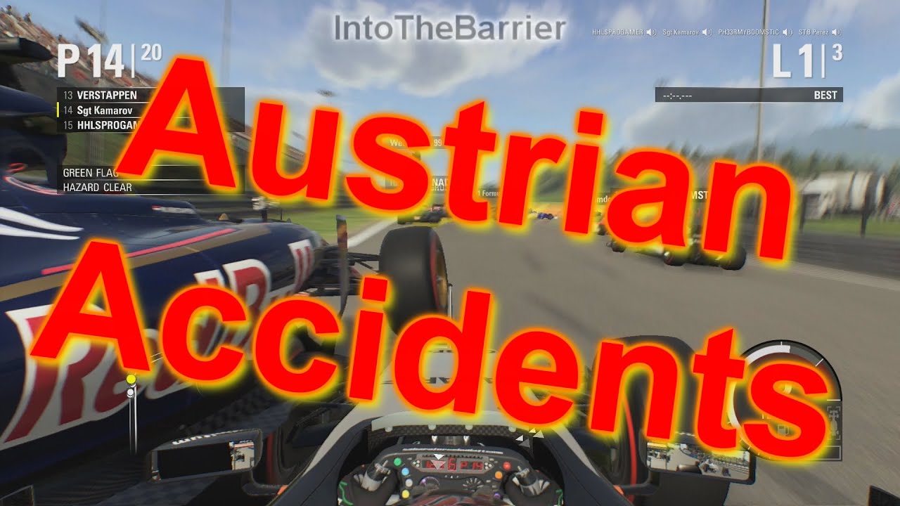 F1 Game 2015 — Австрийские аварии