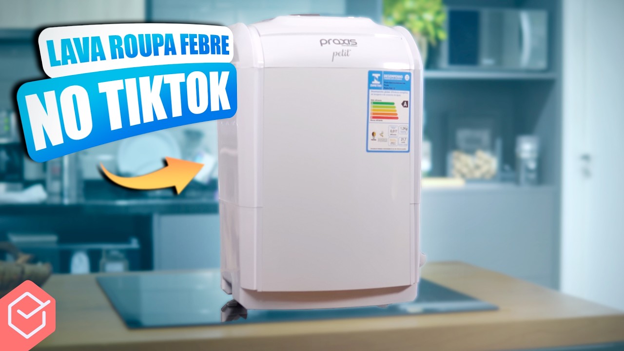 COMPREI a TÃO FALADA LAVADORA DE ROUPAS PORTÁTIL mais BARATA do MERCADO! // PRÁXIS PETIT 1.2kg