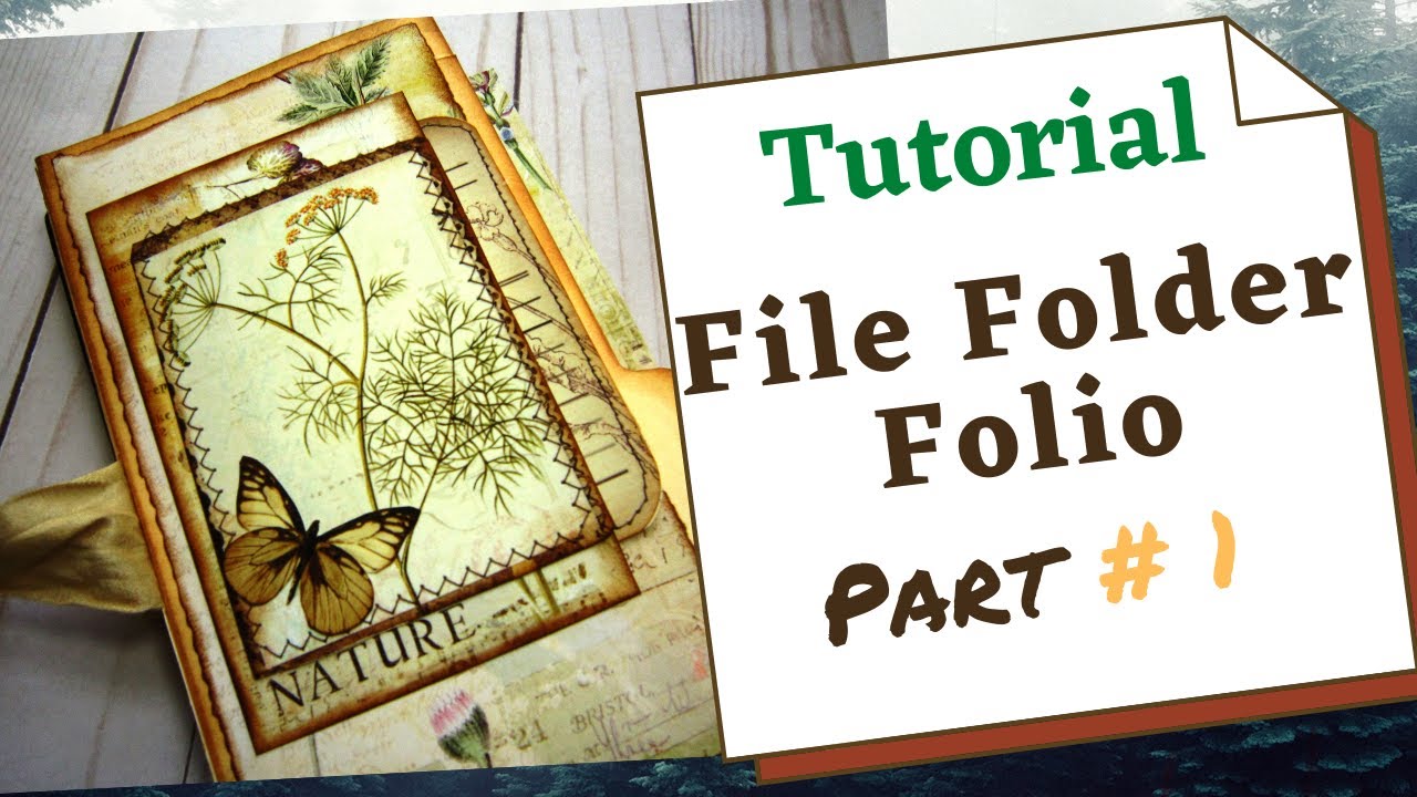 File Folder Folio Junk Journal Tutorial Pt 1
