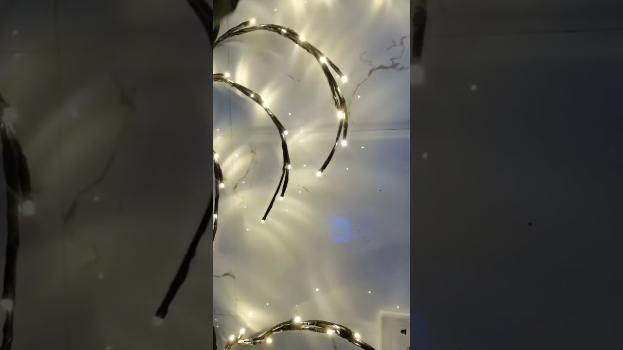144 LED Wall Tree Enchanted Willow Vine Light Bendable Lighted Vine Tree Branch