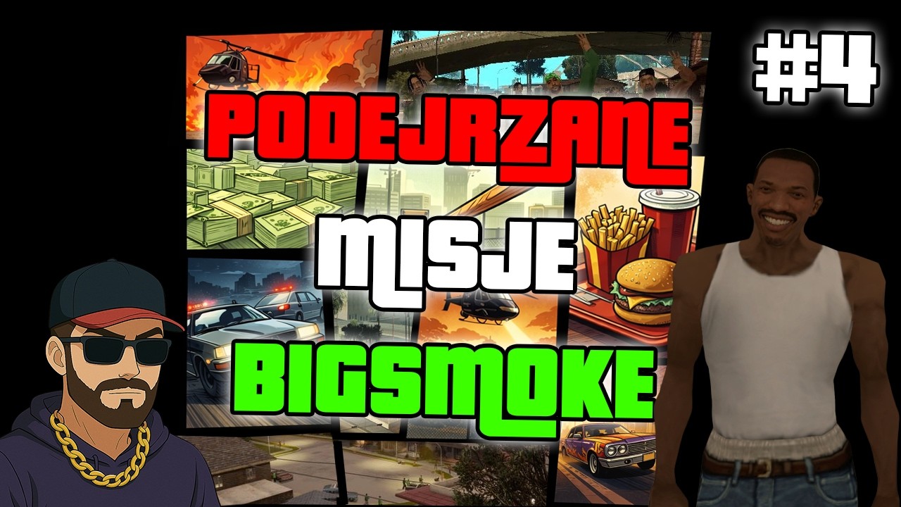 Rockstar daje nam znaki OD PIERWSZEJ MISJI?! | GTA San Andreas #4