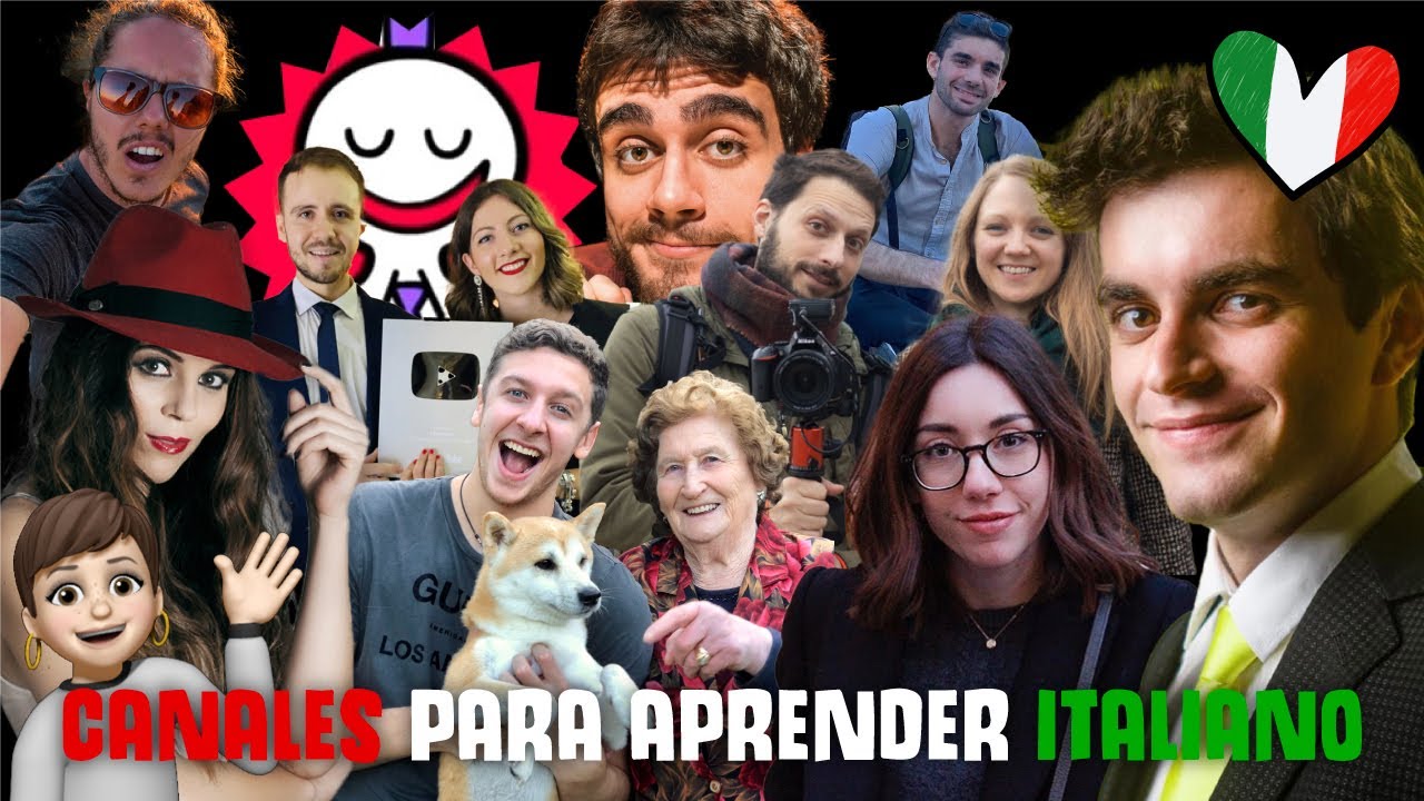 10 CANALES PARA APRENDER ITALIANO en Youtube 🇮🇹