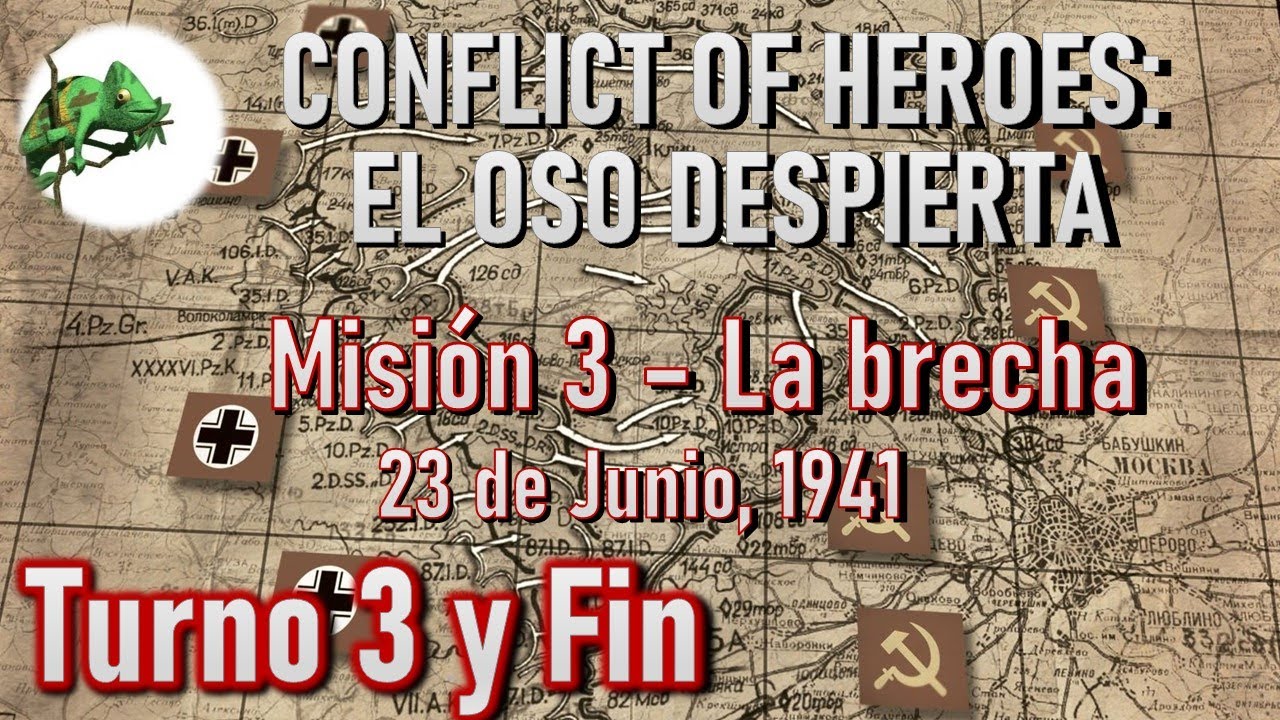 Jugando a... Conflict of Heroes: El Oso Despierta. Misión 3 - La Brecha (Turno 3 y Fin)