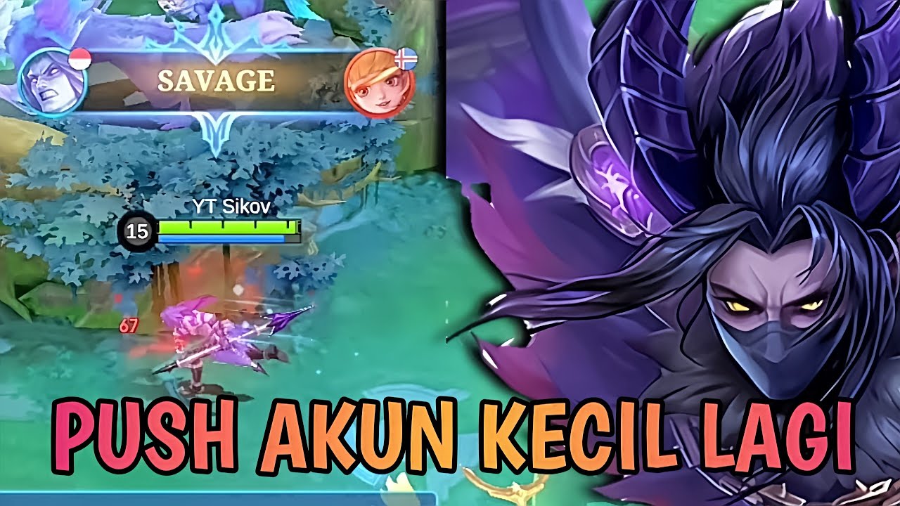 DAY 2 MAIN AKUN KECIL, MASTER NAIK KE GRANDMASTER, AUTO DAPAT SAVAGE TIPIS-TIPIS - Mobile Legends