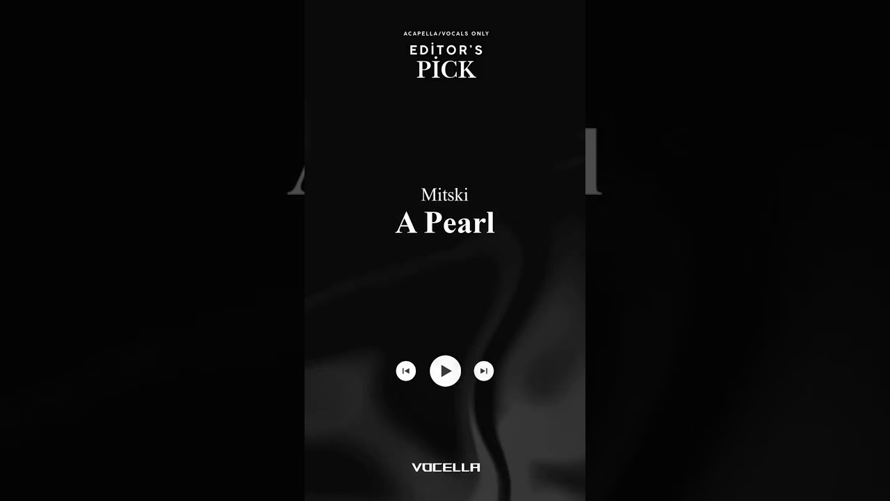 Mitski - A Pearl (Vocals Only) #editorspick #acapella #vocalsonly #shorts