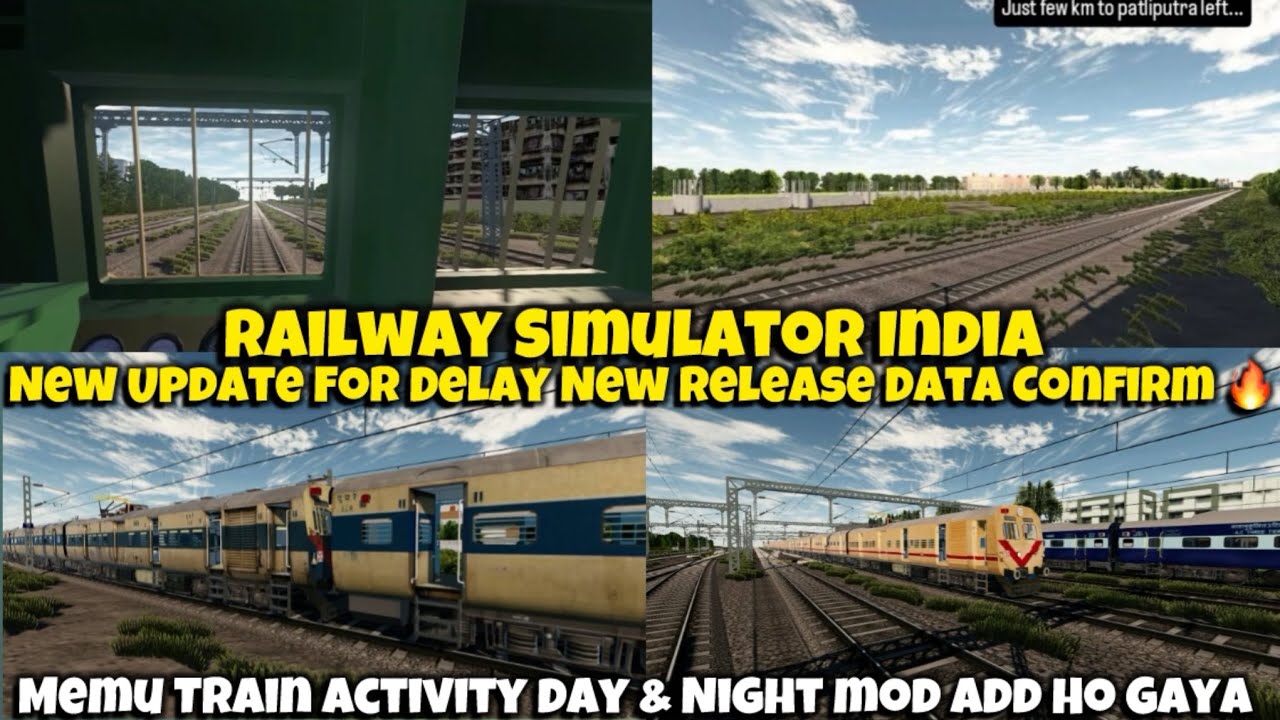 Railway Simulator India | Новое обновление. Подтверждена новая дата выхода 🔥