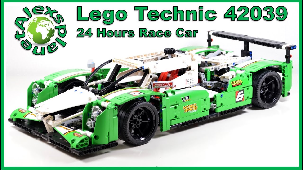 Lego Technic 2015 42039 24 Hours Race Car Unboxing, Speed Build & Review | ALEXSPLANET