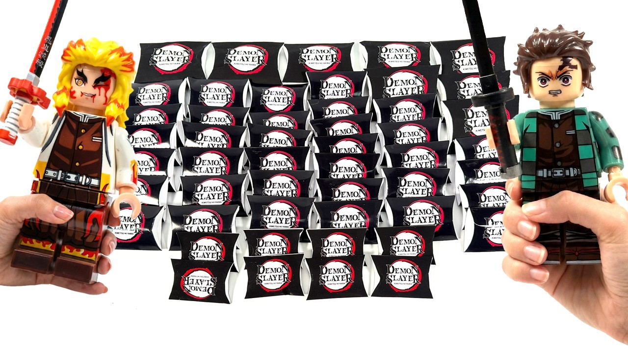 Unboxing 50 LEGO Demon Slayer: Kimetsu no Yaiba Blind Bags! | Comparison