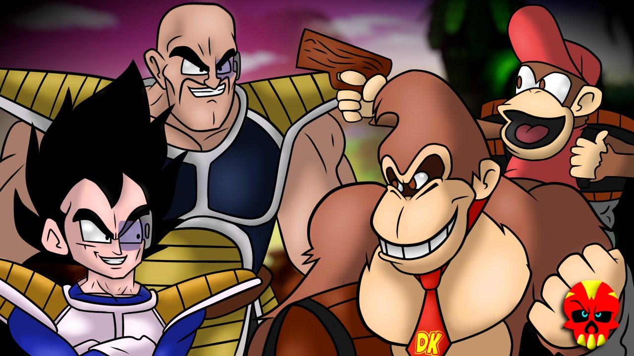 Rap Battle: Donkey & Diddy Kong vs Vegeta & Nappa (Nintendo vs Dragonball Z)|(Prod. By Shuka4Beats)