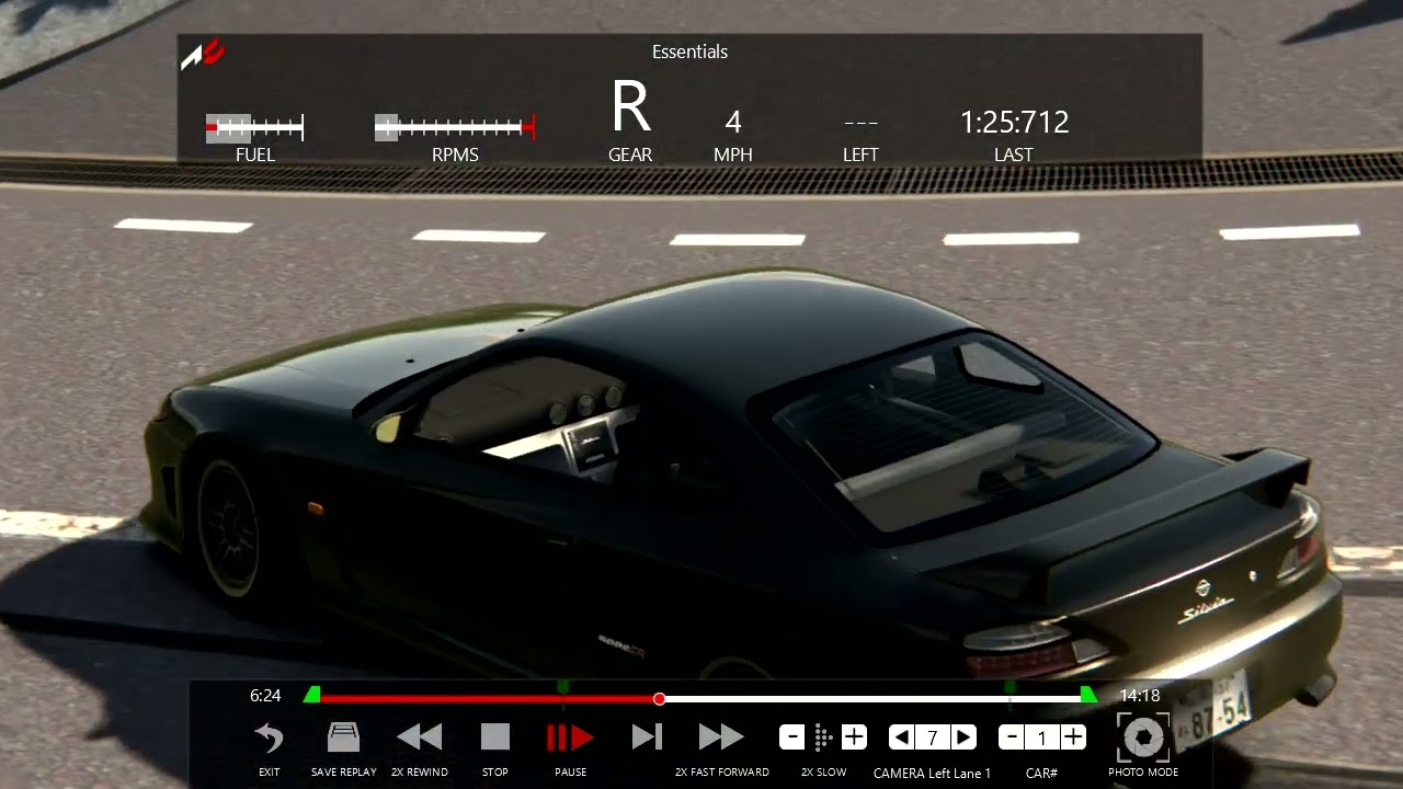 1st test after resetting lost settings