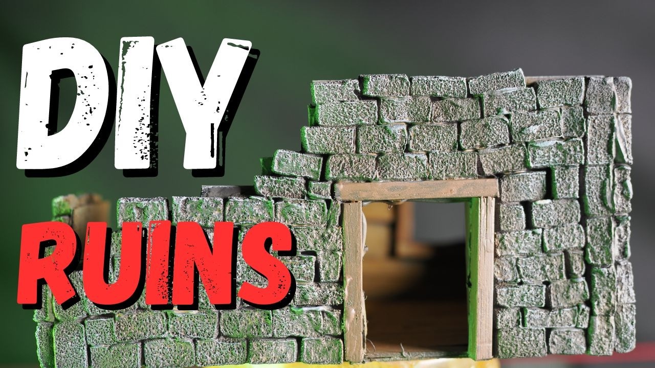 Build Your Own Miniature Ruin: Perfect for Tabletop Games!