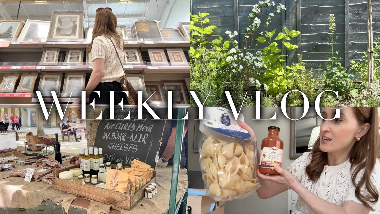 COME SHOPPING WITH ME | BUDGET TESCO DELIVERY WITH MEAL PLAN, GARDEN UPDATES