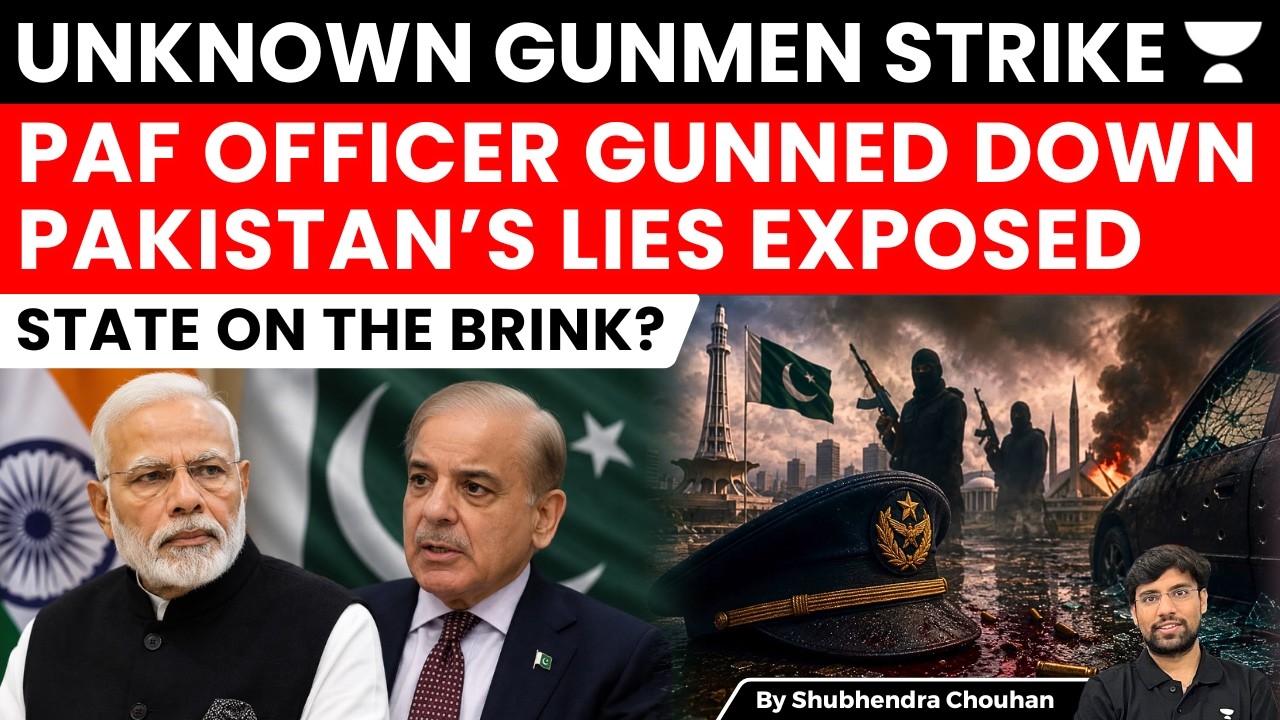 Unknown Gunmen Kill PAF Officer in Islamabad | Pakistan Security Crisis Deepens Amid Rising Tensions