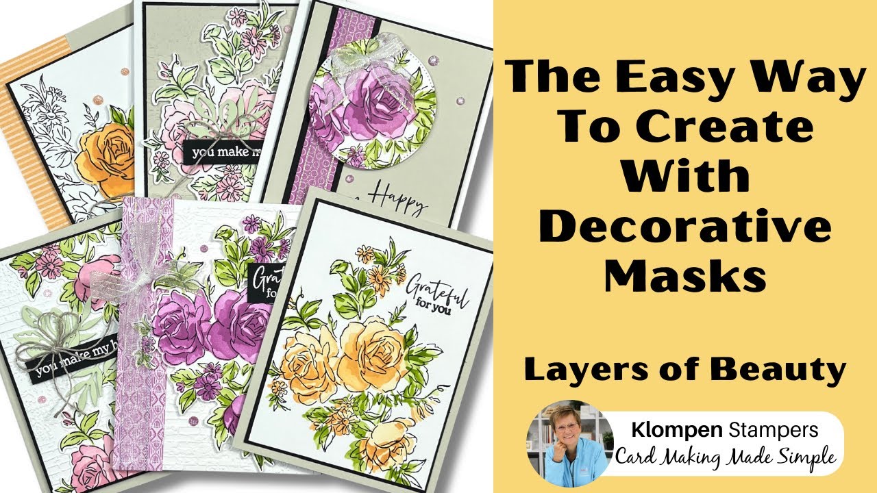 Design Beautiful Cards Easily With The Layers of Beauty Masks