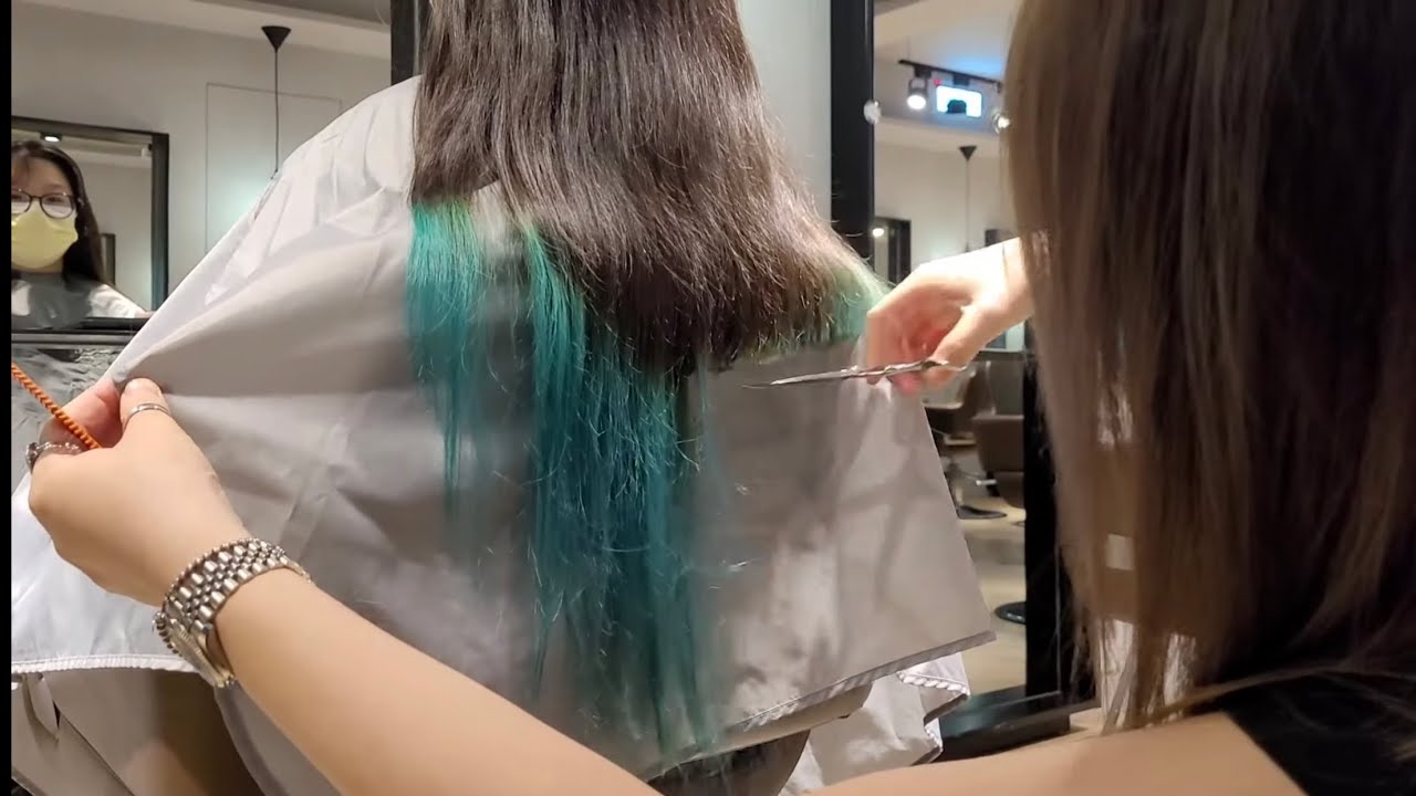 【日常】妞妞把頭髮剪短了！一次剪了30公分