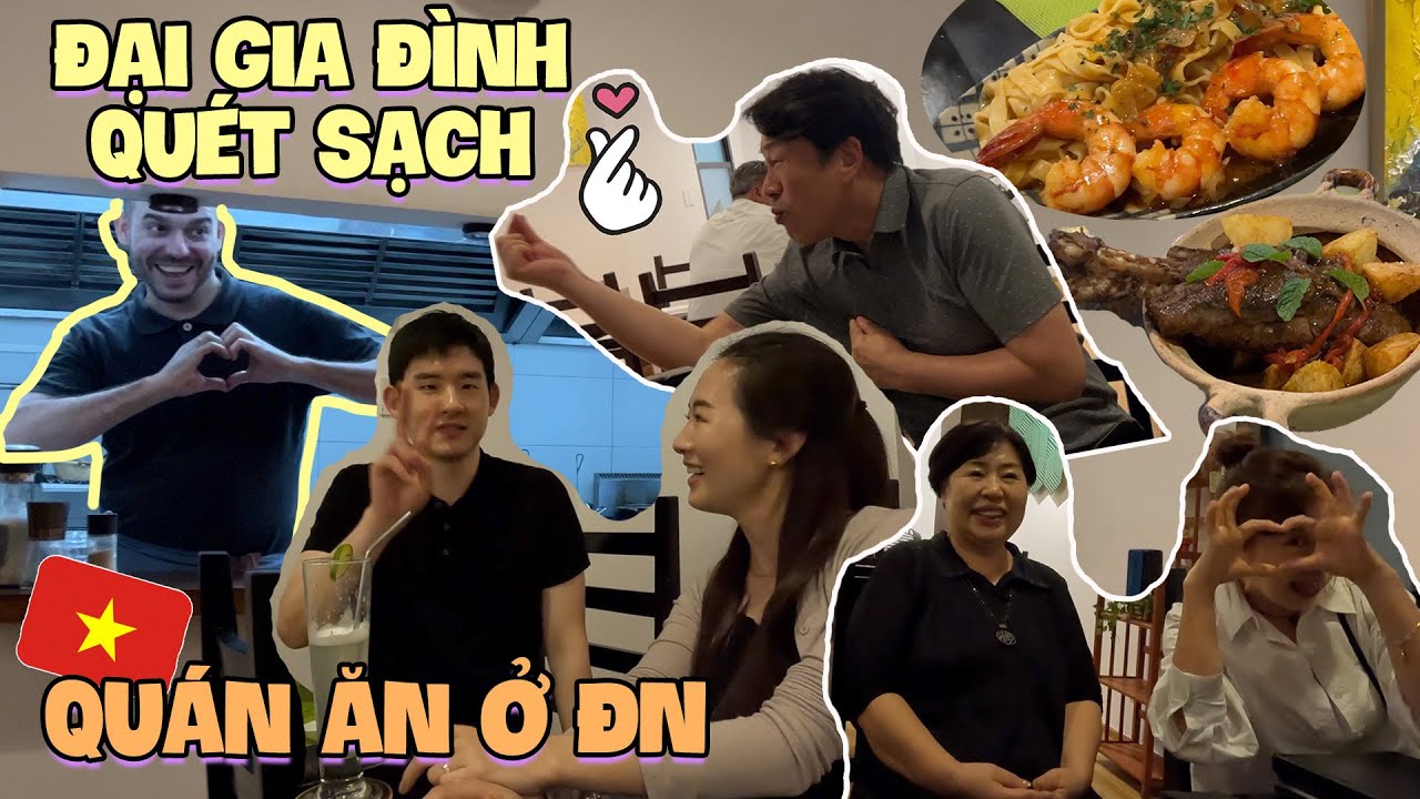 🇻🇳Đại gia đình quét sạch quán ăn ở Đà Nẵng👨‍👩‍👧‍👦👨‍👩‍👧‍👦ㅣ12 món và anh trai