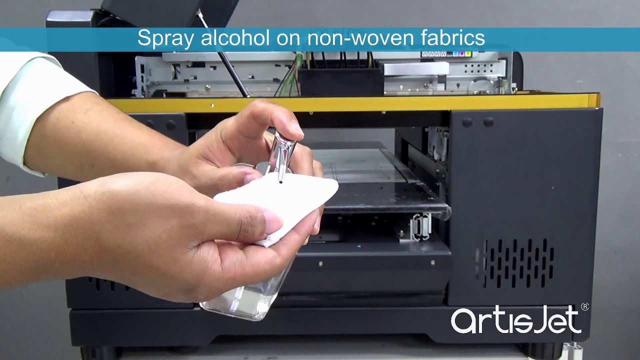 Weekly Maintenance of artis 3000U A3+ LED UV printer