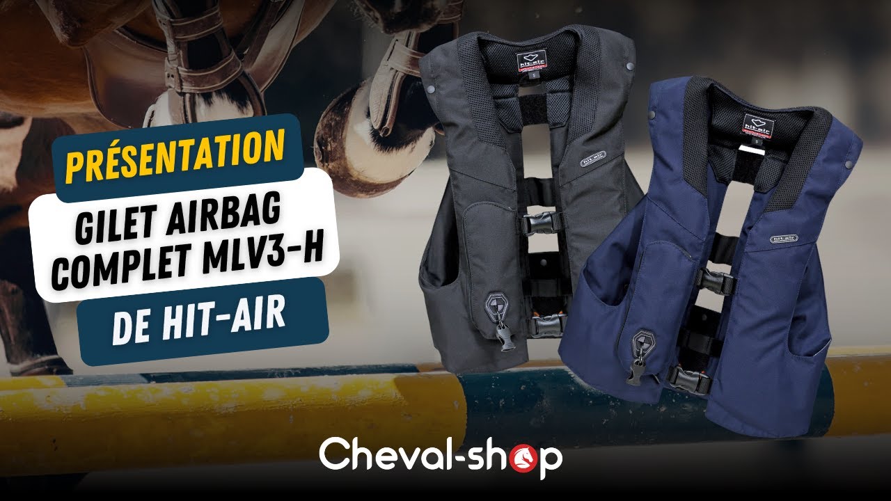 NOUVEAU!! Le gilet airbag complet MLV3-H de Hit-Air est arrivé !
