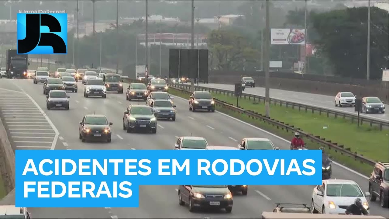 Acidentes em rodovias federais acontecem mais em dias de sol, mostra levantamento exclusivo
