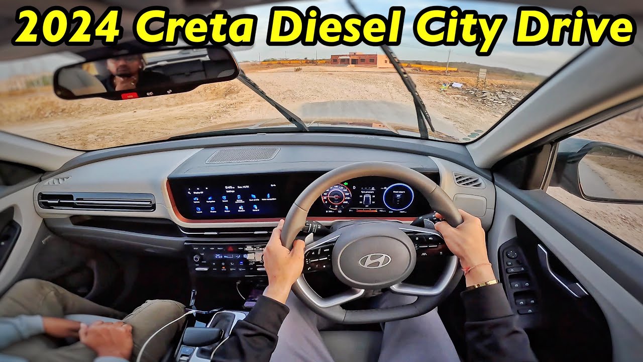 2024 Creta Diesel Automatic City Drive Review🔥 @Aayushssm