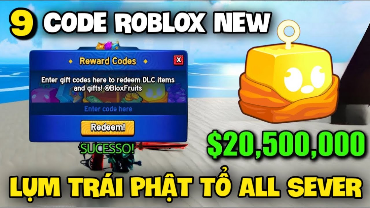 Tổng Hợp 9 CODE TRÁI PHẬT TỔ Miễn Phí Và RESET Chỉ Số STAT Mới Nhất Tháng 3 Trong Blox Fruit