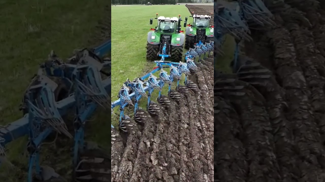 Almost time for fall plowing. #farming #fendt #lemken #leussinkfarms #epic #plowing #tractor #shorts