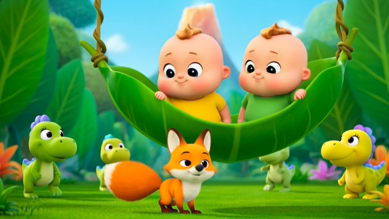 Baby Dino Stomp Dance 🦖 | Fun Toddler Dinosaur Song | 3D Cartoon Kids Music USA