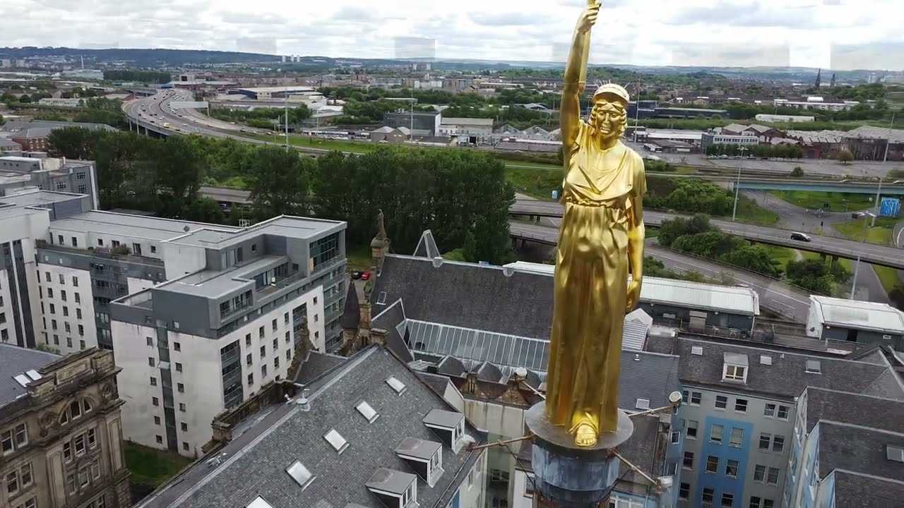 Glasgow South random bike day drone footage 29/05/22