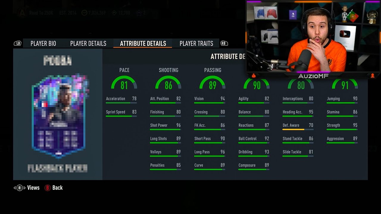Auzio Reacts to NEW 90 Pogba SBC