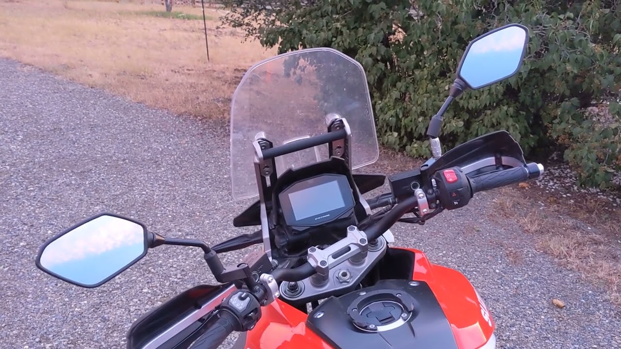 SW-MOTECH Mirror Extension Review (includes helmet hook hack)