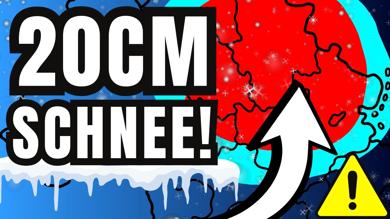 EXTREM-WETTER! -17°C & 20cm Neuschnee - das kommt ab HEUTE Nacht!