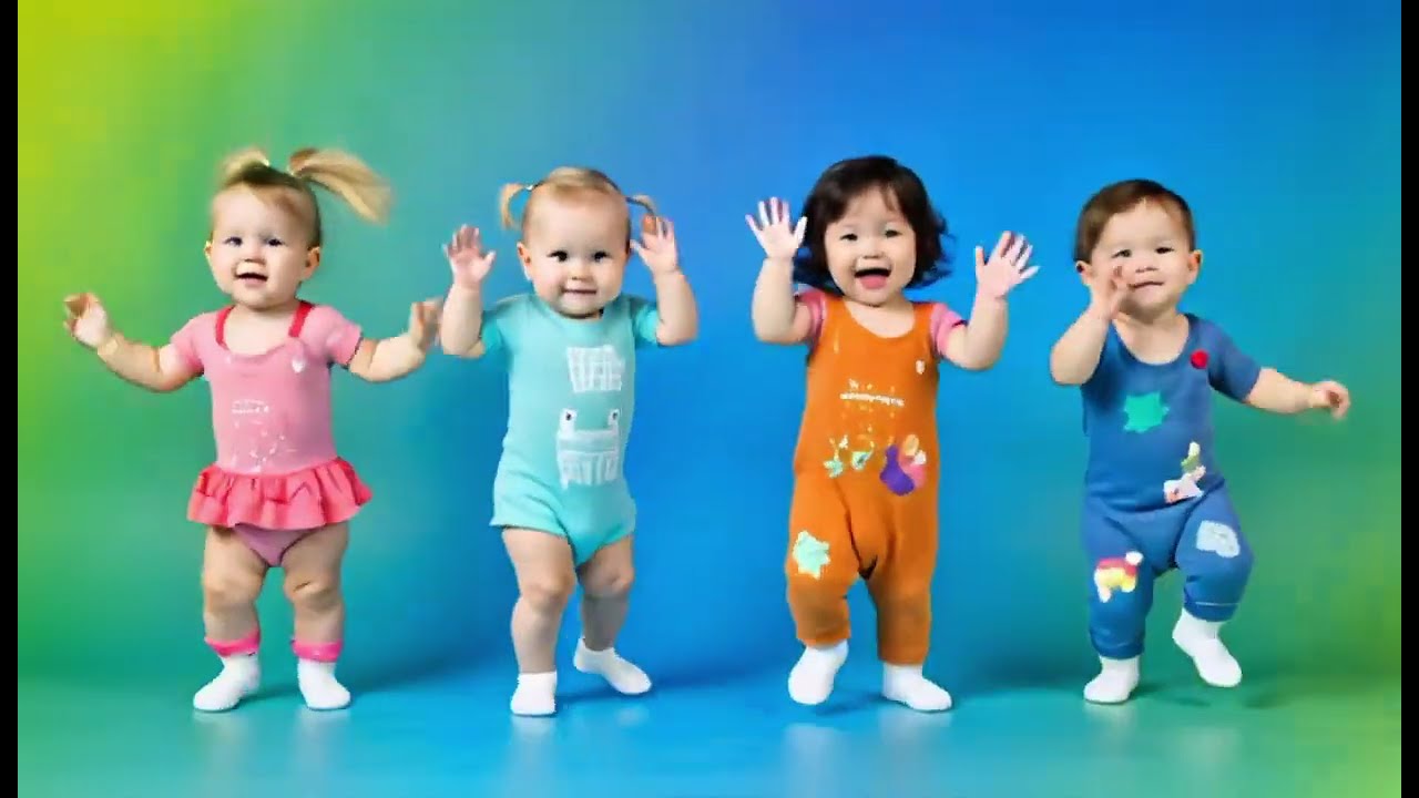 Cute Babies Playing Together | Baby Sensory Fun – LanVeeKids