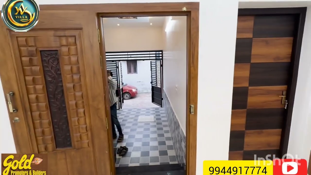 ஒத்தக்கடை பத்திர ஆஃபீஸ் பின்னால் இப்படி ஒரு அழகான வீடு விற்பனைக்கு #villamadurai #2bhk #hashtag