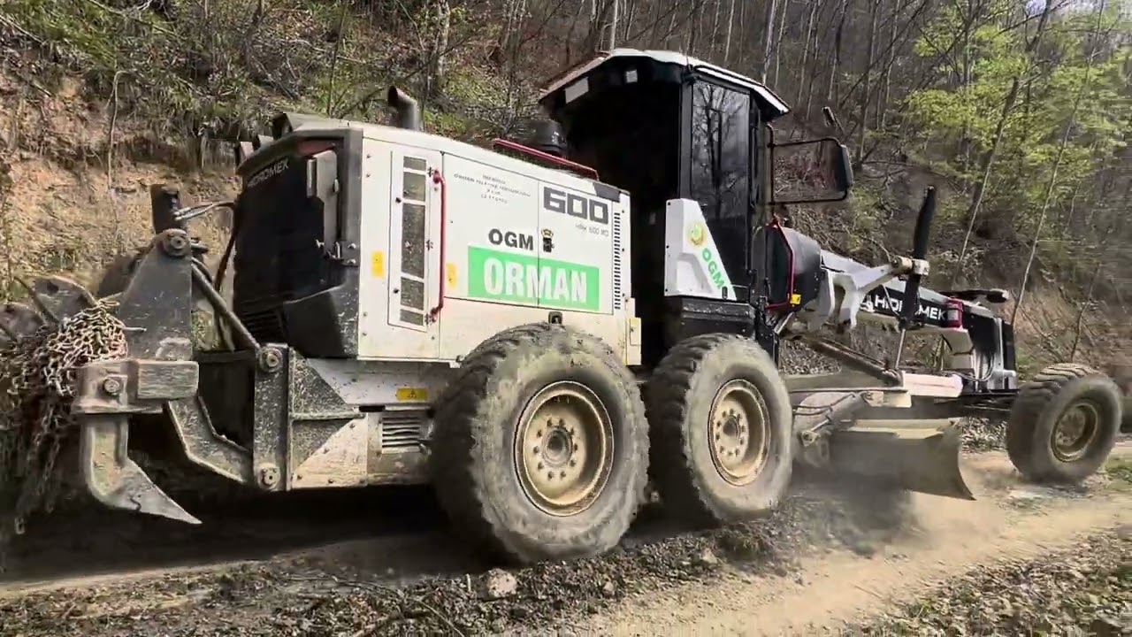 HİDROMEK GREYDER ŞARAMPOL ÇALIŞMASI