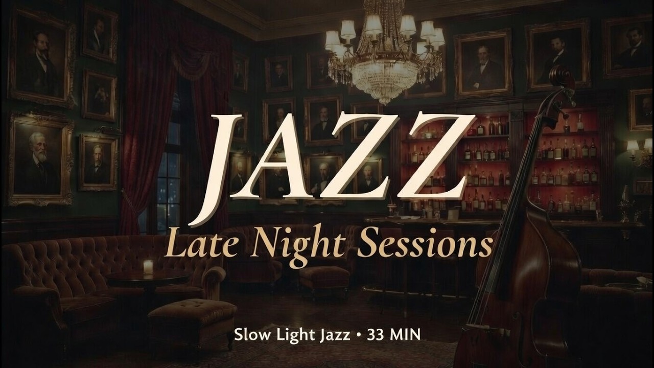 🎷 Late Night Jazz Bar | Relaxing Jazz Club Music for Study, Work & Quiet Evenings | Slow Light Jazz